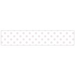 Polka Dots - Pastel Pink on White Flano Scarf (Small)