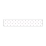 Polka Dots - Pastel Pink on White Flano Scarf (Mini)