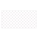 Polka Dots - Pastel Pink on White Satin Shawl