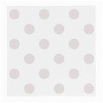 Polka Dots - Pastel Pink on White Medium Glasses Cloth (2 Sides)