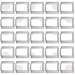 Polka Dots - Pastel Pink on White 9mm Italian Charm (25 pack)