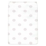 Polka Dots - Pastel Pink on White Removable Flap Cover (S)