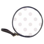 Polka Dots - Pastel Pink on White Classic 20-CD Wallet