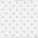 Polka Dots - Pastel Pink on White Canvas 16  x 16 