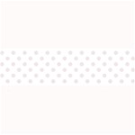 Polka Dots - Pastel Pink on White Medium Bar Mat