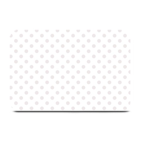 Polka Dots 18 x12  Plate Mat