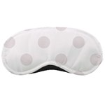 Polka Dots - Pastel Pink on White Sleeping Mask