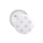 Polka Dots - Pastel Pink on White 1.75  Button
