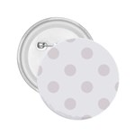 Polka Dots - Pastel Pink on White 2.25  Button
