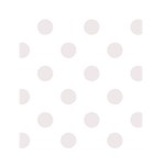Polka Dots - Pastel Pink on White Greeting Card 4.5  x 6 