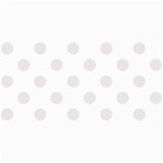 Polka Dots - Pastel Pink on White 4  x 8  Photo Cards