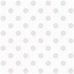 Polka Dots - Pastel Pink on White ScrapBook Page 8  x 8 