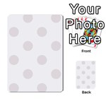 Polka Dots - Pastel Pink on White Multi-purpose Cards (Rectangle)