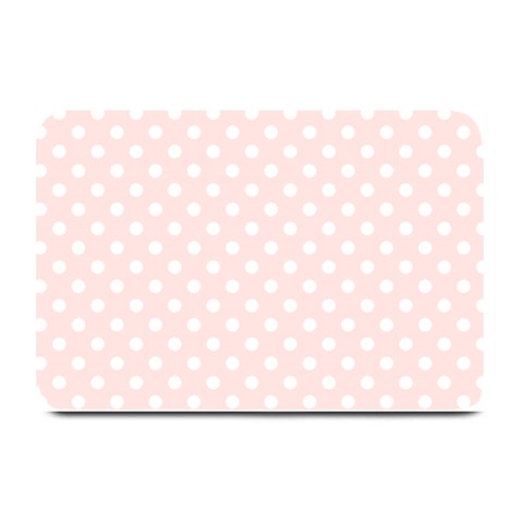 Polka Dots 18 x12  Plate Mat