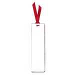 Polka Dots - White on Misty Rose Pink Small Book Mark