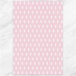 Polka Dots - White on Piggy Pink Canvas 24  x 36 