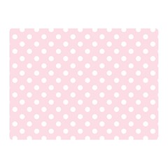 Polka Dots 35 x27  Blanket Back