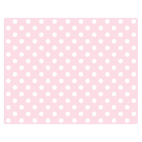 Polka Dots 60 x50  Blanket Front