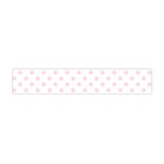 Polka Dots - Piggy Pink on White Flano Scarf (Mini)
