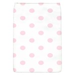 Polka Dots - Piggy Pink on White Removable Flap Cover (S)