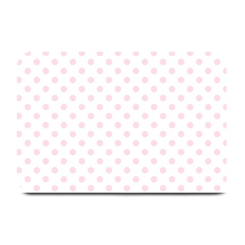 Polka Dots 18 x12  Plate Mat