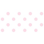 Polka Dots - Piggy Pink on White YOU ARE INVITED 3D Greeting Card (8x4)