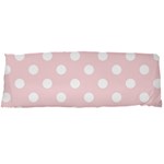 Polka Dots - White on Pale Pink Body Pillow Case Dakimakura (Two Sides)