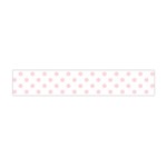 Polka Dots - Pale Pink on White Flano Scarf (Mini)