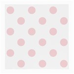 Polka Dots - Pale Pink on White Medium Glasses Cloth