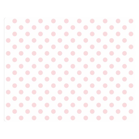 Polka Dots 60 x50  Blanket Front