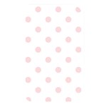 Polka Dots - Pale Pink on White Memory Card Reader (Rectangular)