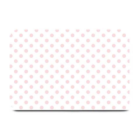 Polka Dots 18 x12  Plate Mat