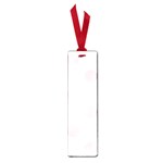 Polka Dots - Pale Pink on White Small Book Mark