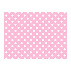 Polka Dots 35 x27  Blanket Back