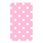 Polka Dots - White on Cotton Candy Pink Memory Card Reader (Rectangular)