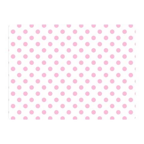 Polka Dots 35 x27  Blanket Front