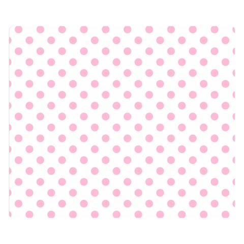 Polka Dots 50 x40  Blanket Front
