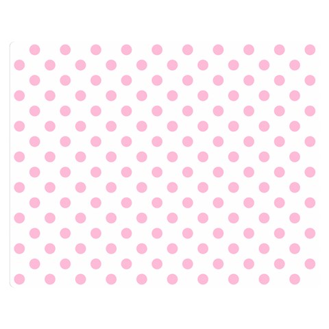 Polka Dots 60 x50  Blanket Front
