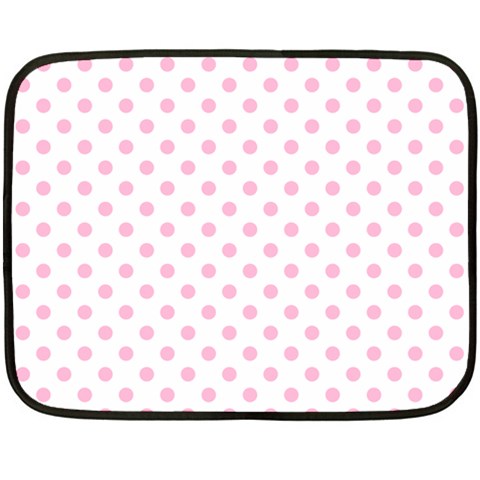 Polka Dots 35 x27  Blanket Front