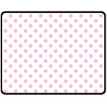 Polka Dots - Cotton Candy Pink on White Fleece Blanket (Medium) (One Side)