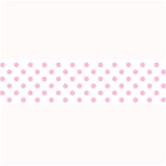 Polka Dots - Cotton Candy Pink on White Medium Bar Mat