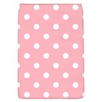 Polka Dots - White on Light Pink Removable Flap Cover (L)