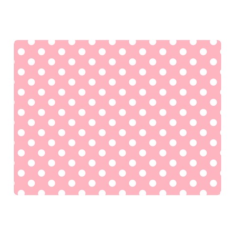 Polka Dots 35 x27  Blanket Front