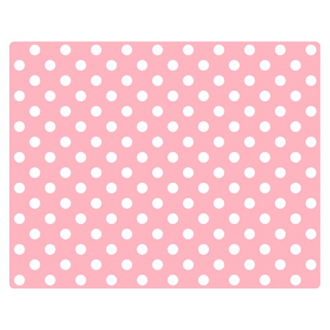 Polka Dots 60 x50  Blanket Front