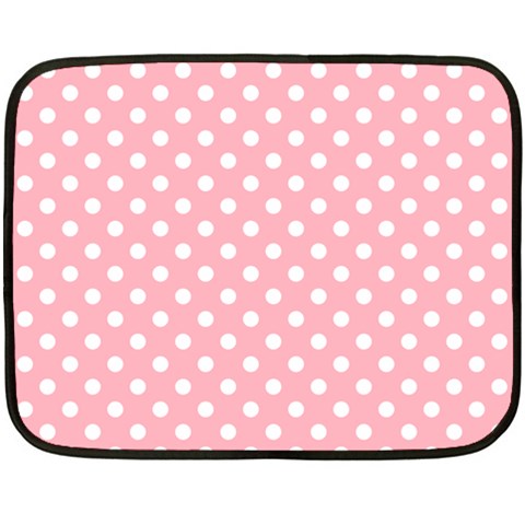 Polka Dots 35 x27  Blanket Front