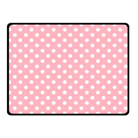 Polka Dots 45 x34  Blanket Back