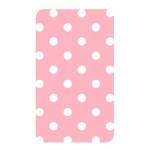 Polka Dots - White on Light Pink Memory Card Reader (Rectangular)