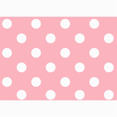 Polka Dots 7 x5  Photo Card - 1