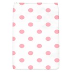 Polka Dots - Light Pink on White Removable Flap Cover (S)