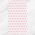 Polka Dots - Light Pink on White Canvas 40  x 72 